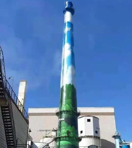 煙囪彩繪美化公司美化技術專業(yè) 鑄就彩繪精品