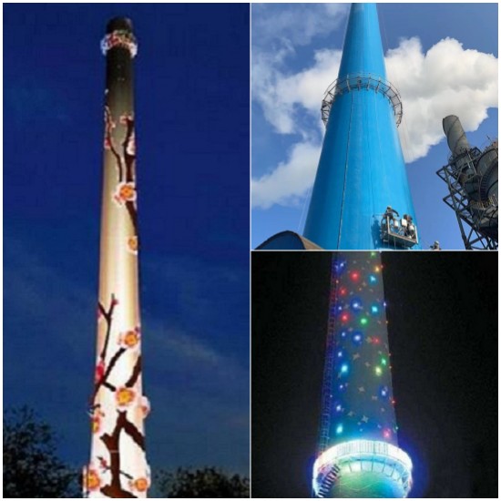 煙囪美化公司美化環(huán)境、提升城市形象貢獻(xiàn)力量！